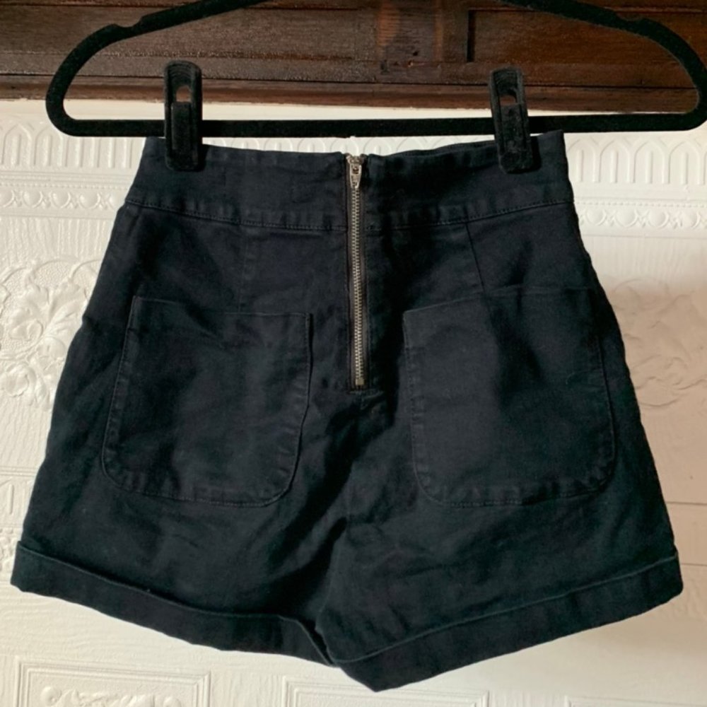 Urban Outfitters Black High Rise Shorts